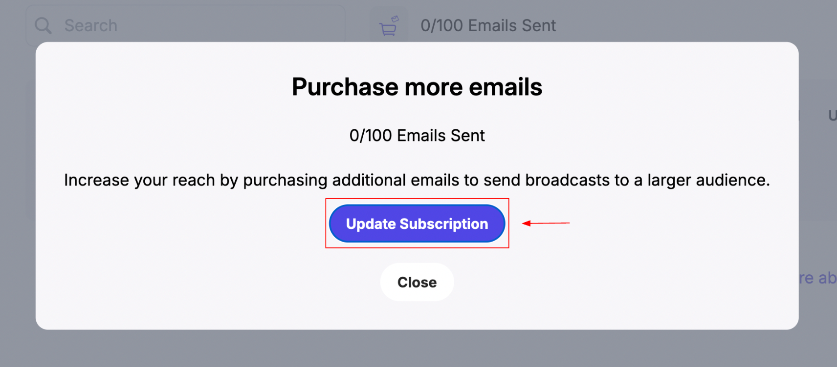 Step 2: Update Subscription