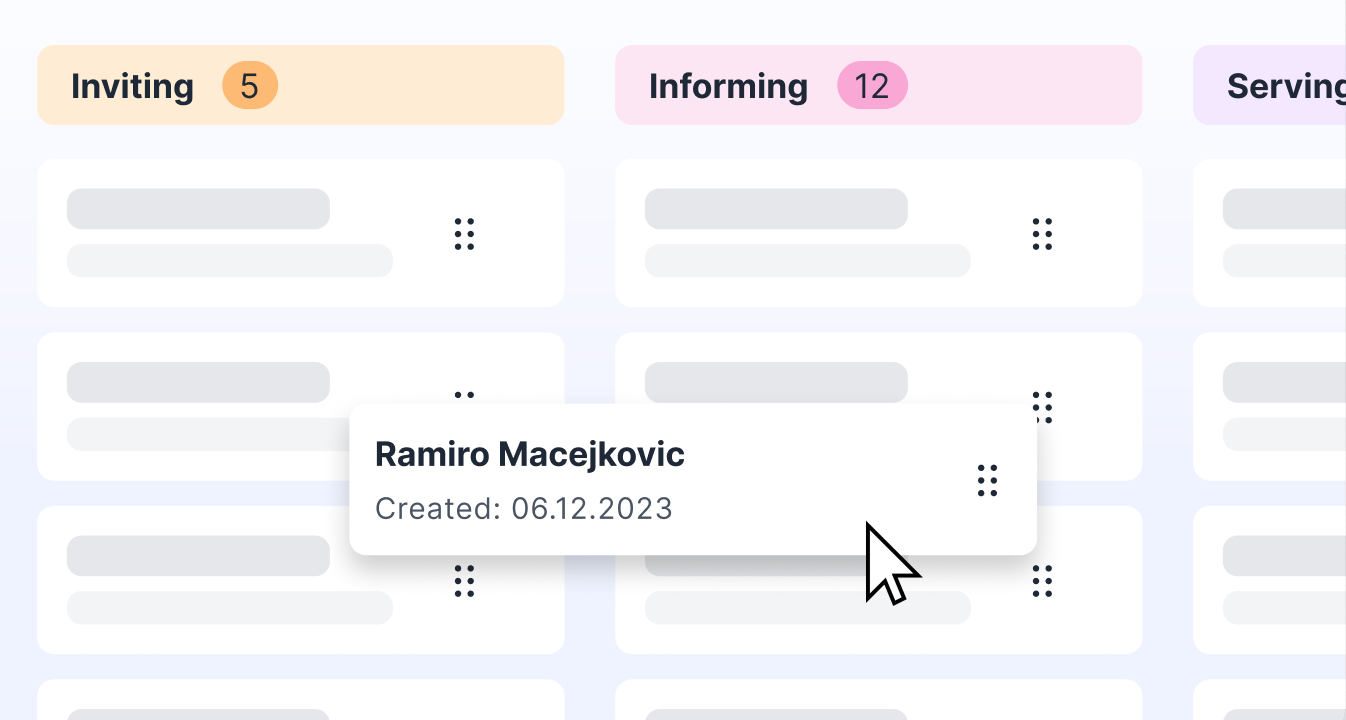 Kanban View Interface