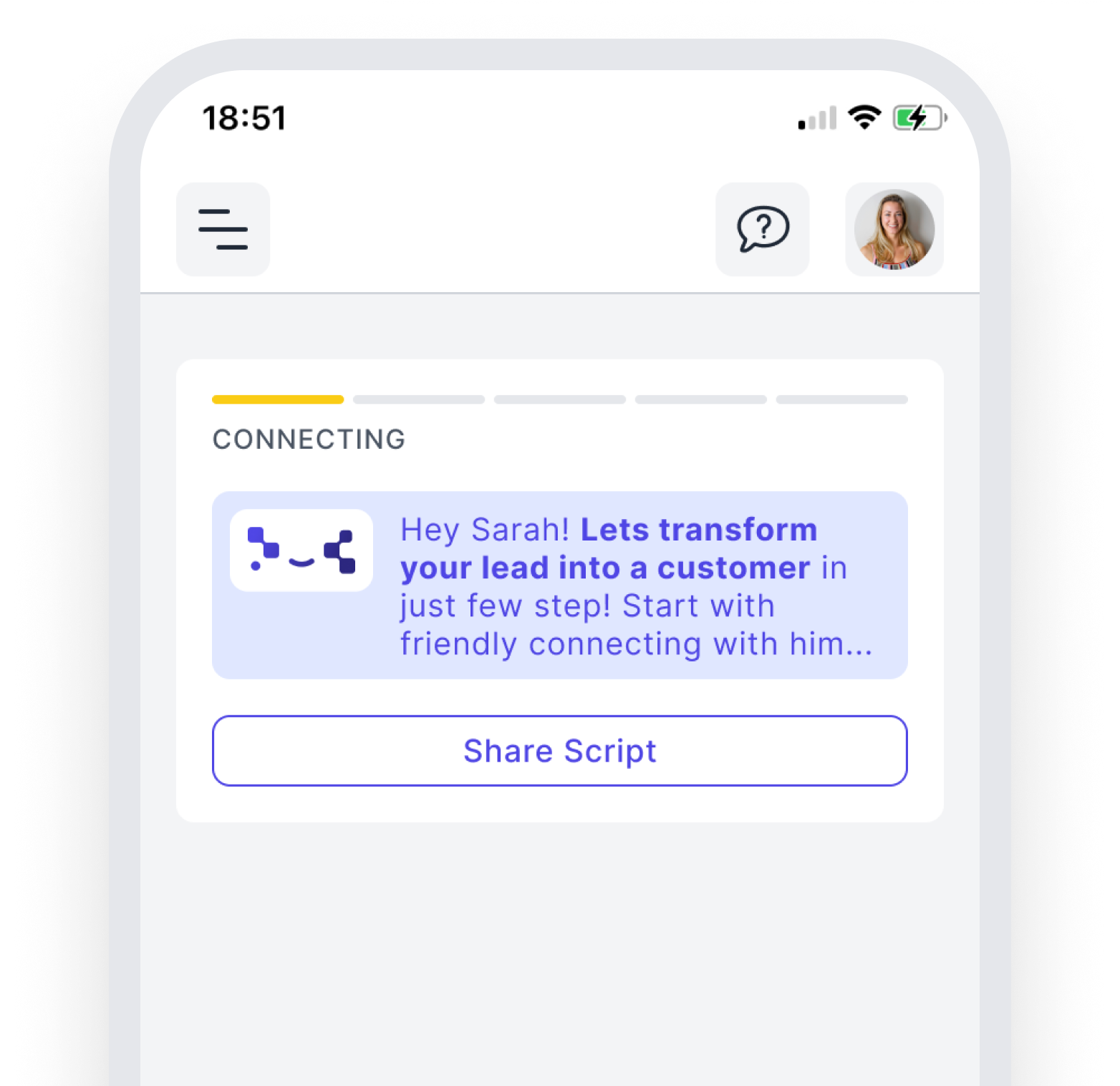 SAGA AI Assistant Interface